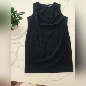 JOAN RIVERS Elegant Black Sleeveless Classic Dress 1X